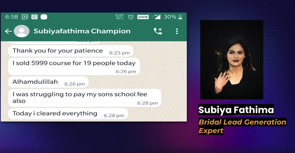 Subiya webinar sales
